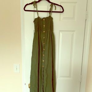 Faithfull the Brand Buttondown Midi Dress